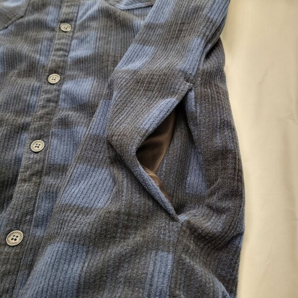 Weatherproof Vintage Corduroy Jacket Mens XL Sherpa Lined Button Up Plaid - Picture 9 of 16